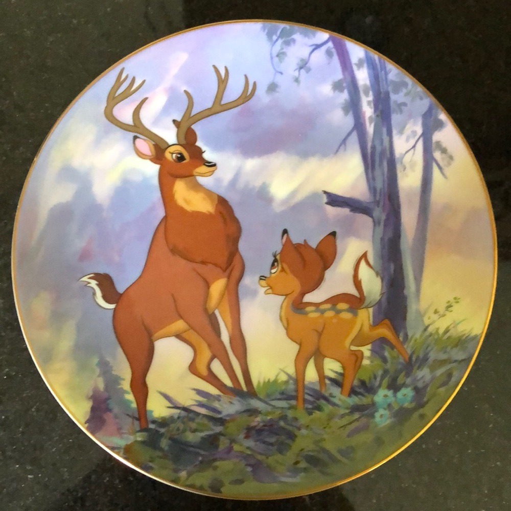 Disney Collection Bambi plates